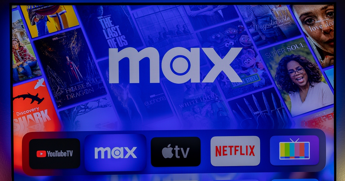 La aplicación Max en Apple TV.